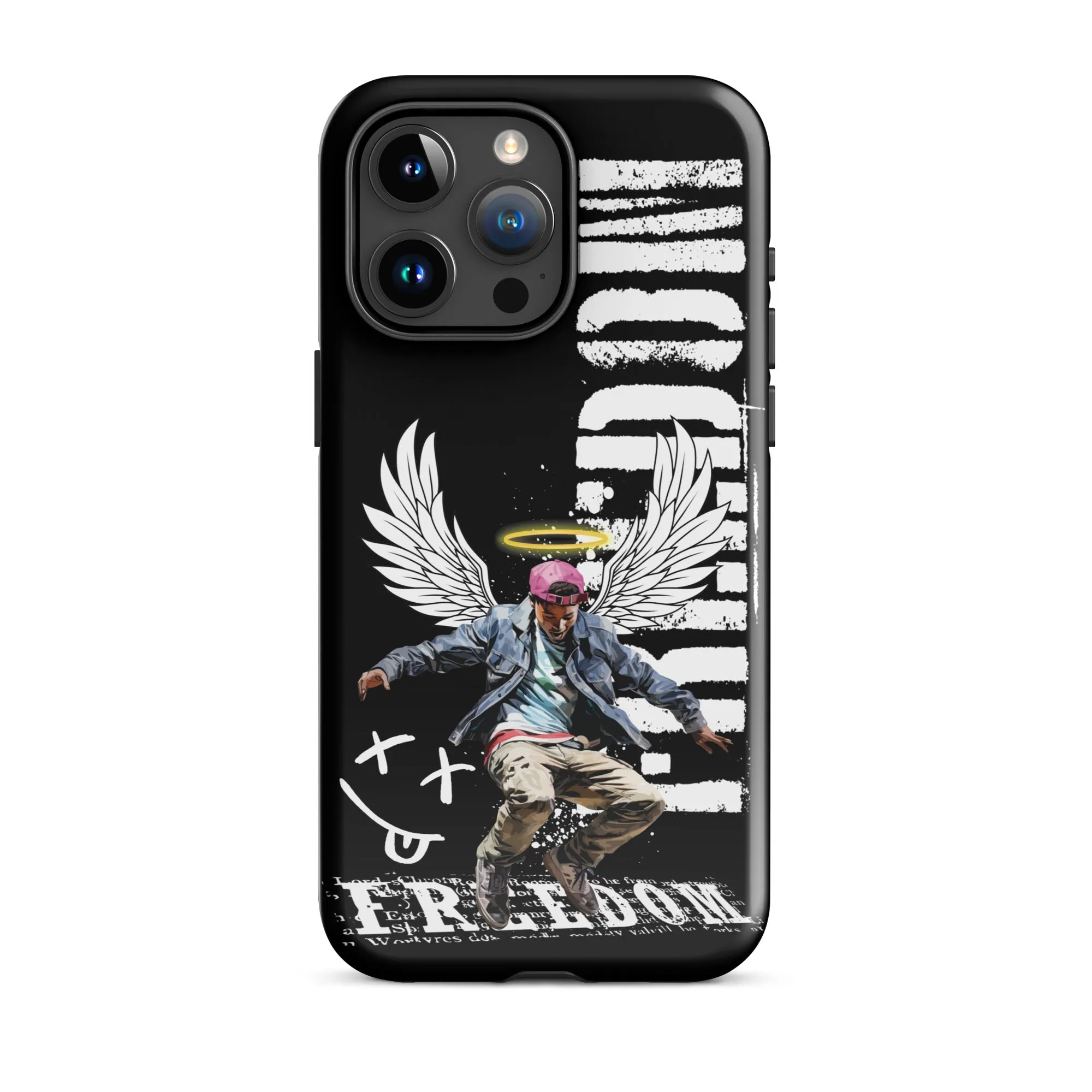 Freedom angel premium iPhone case