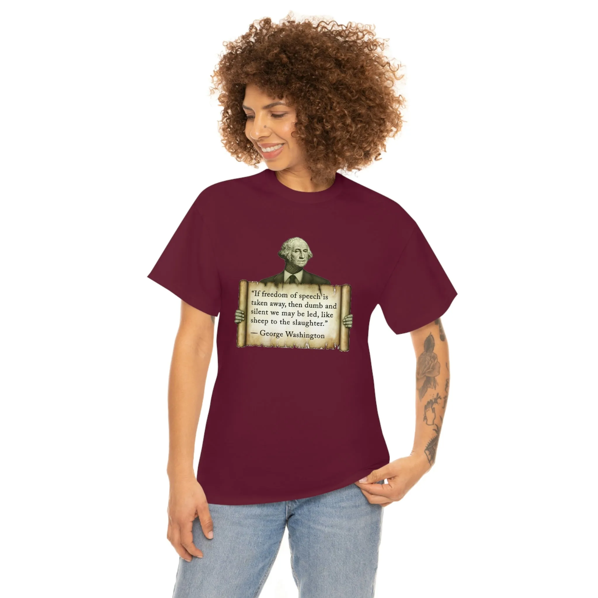 George Washington Freedom of Speech Unisex Tee