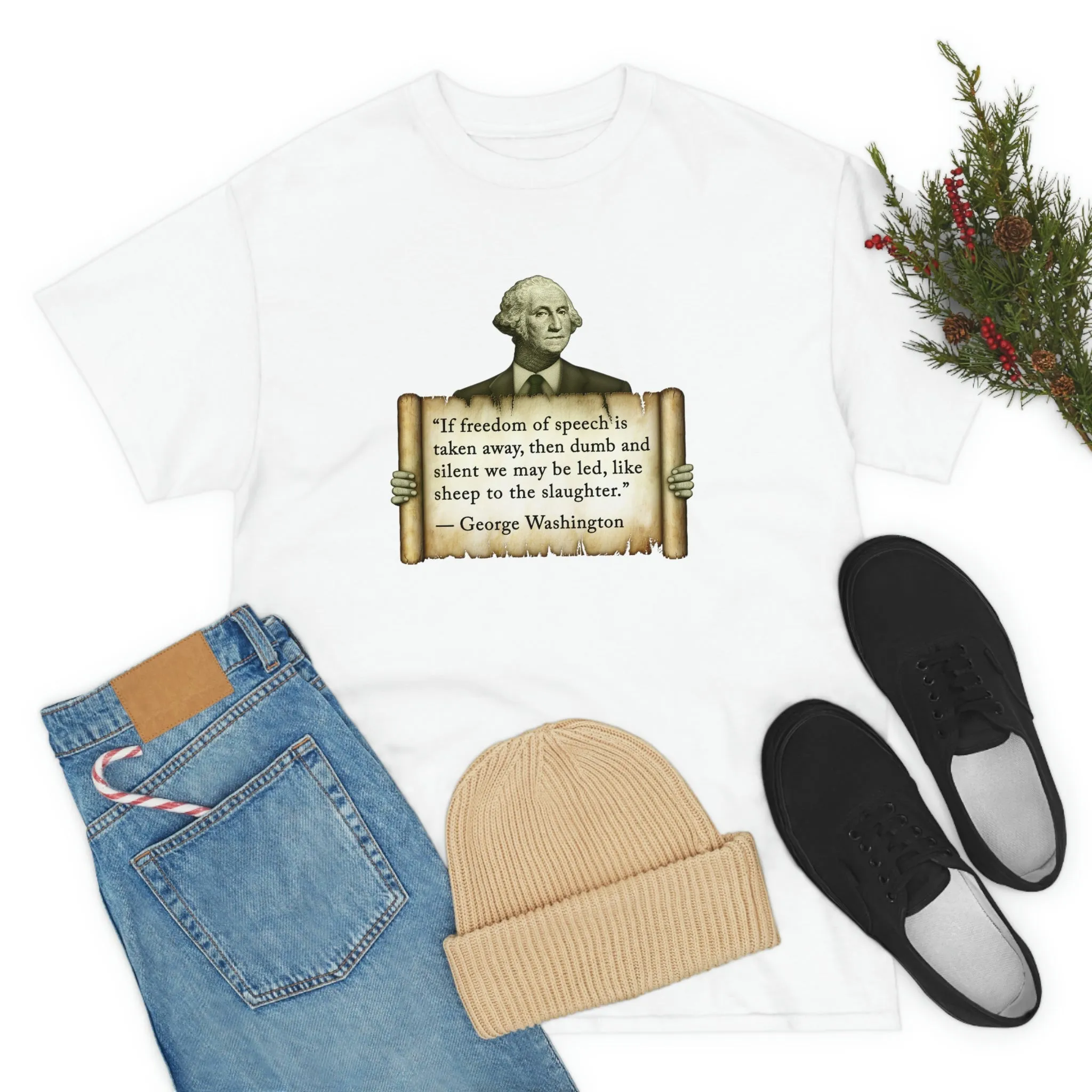 George Washington Freedom of Speech Unisex Tee