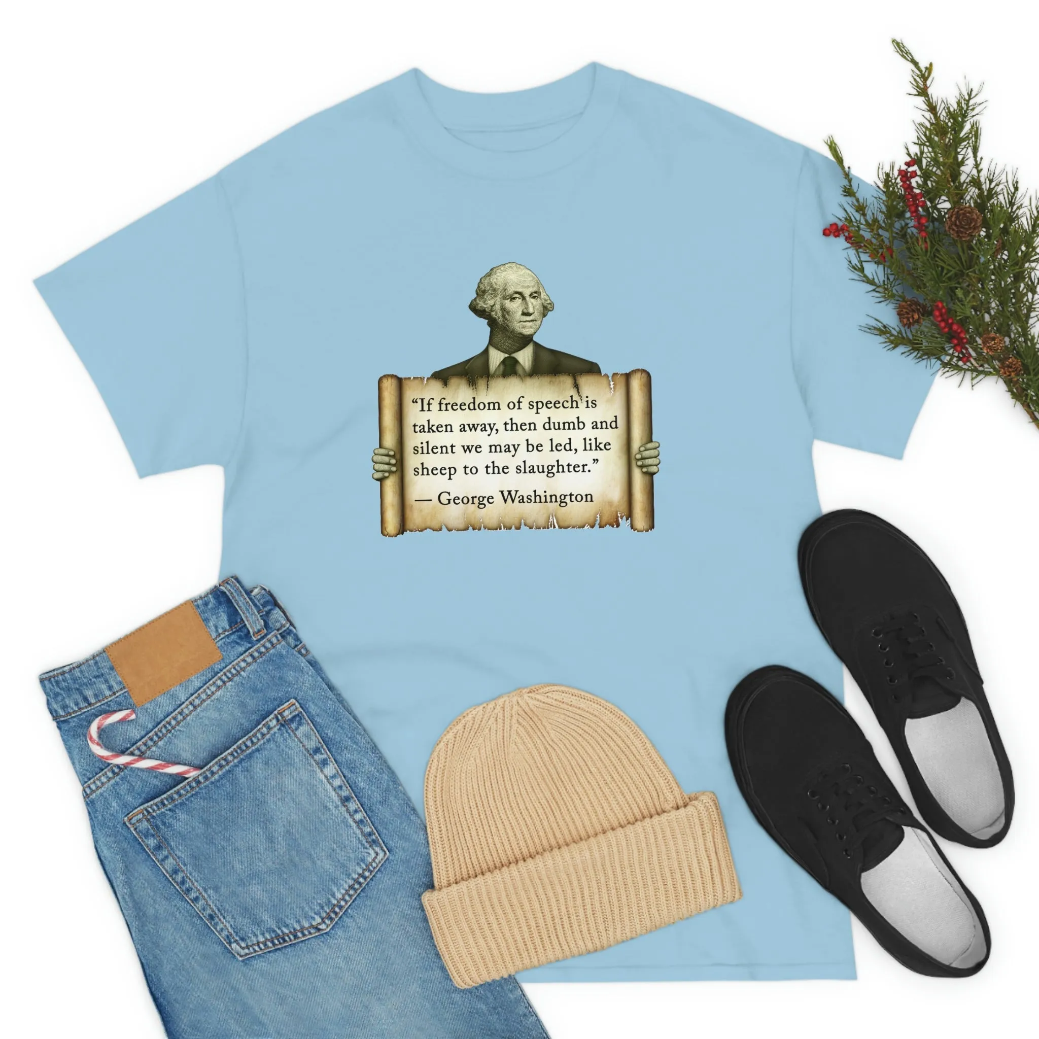 George Washington Freedom of Speech Unisex Tee