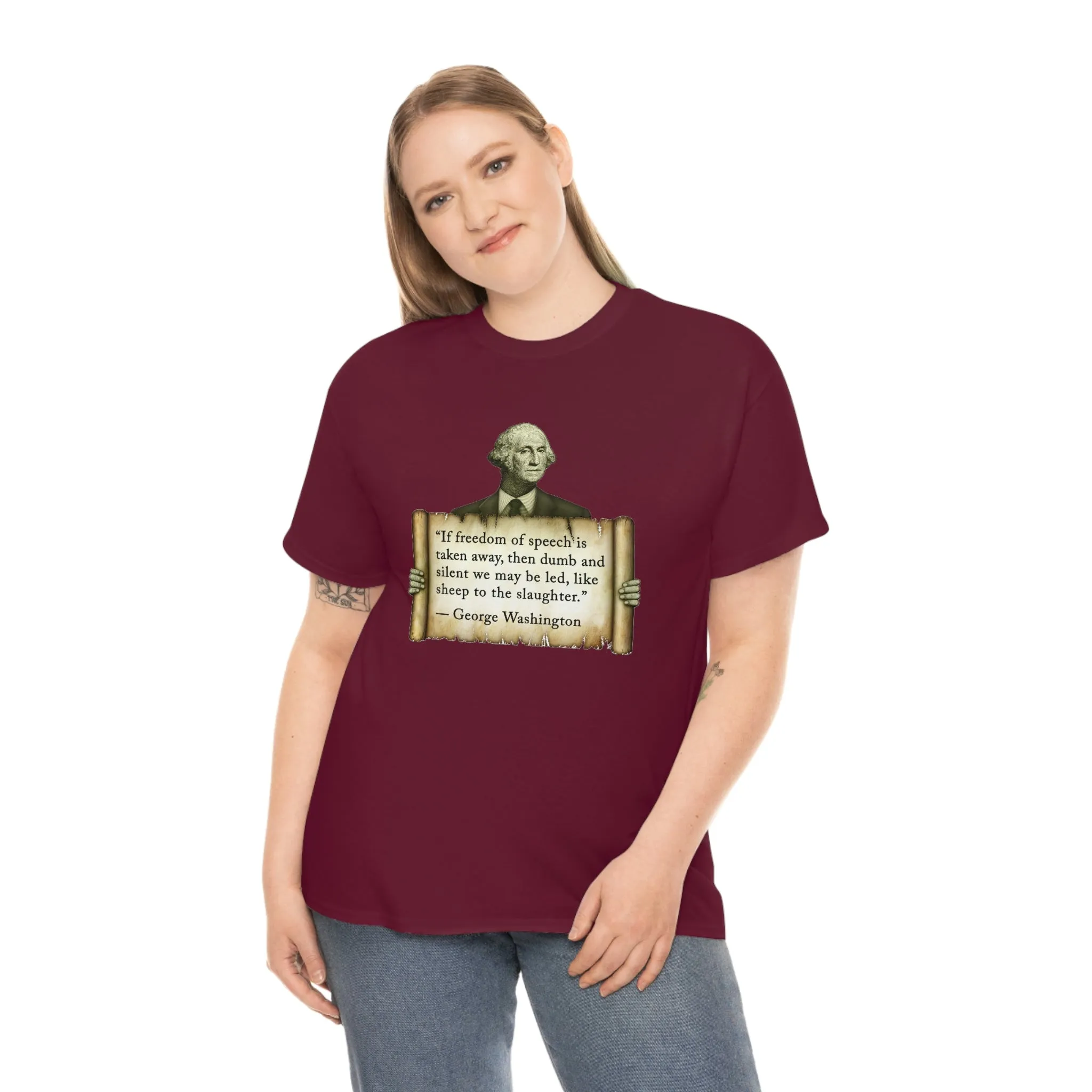 George Washington Freedom of Speech Unisex Tee