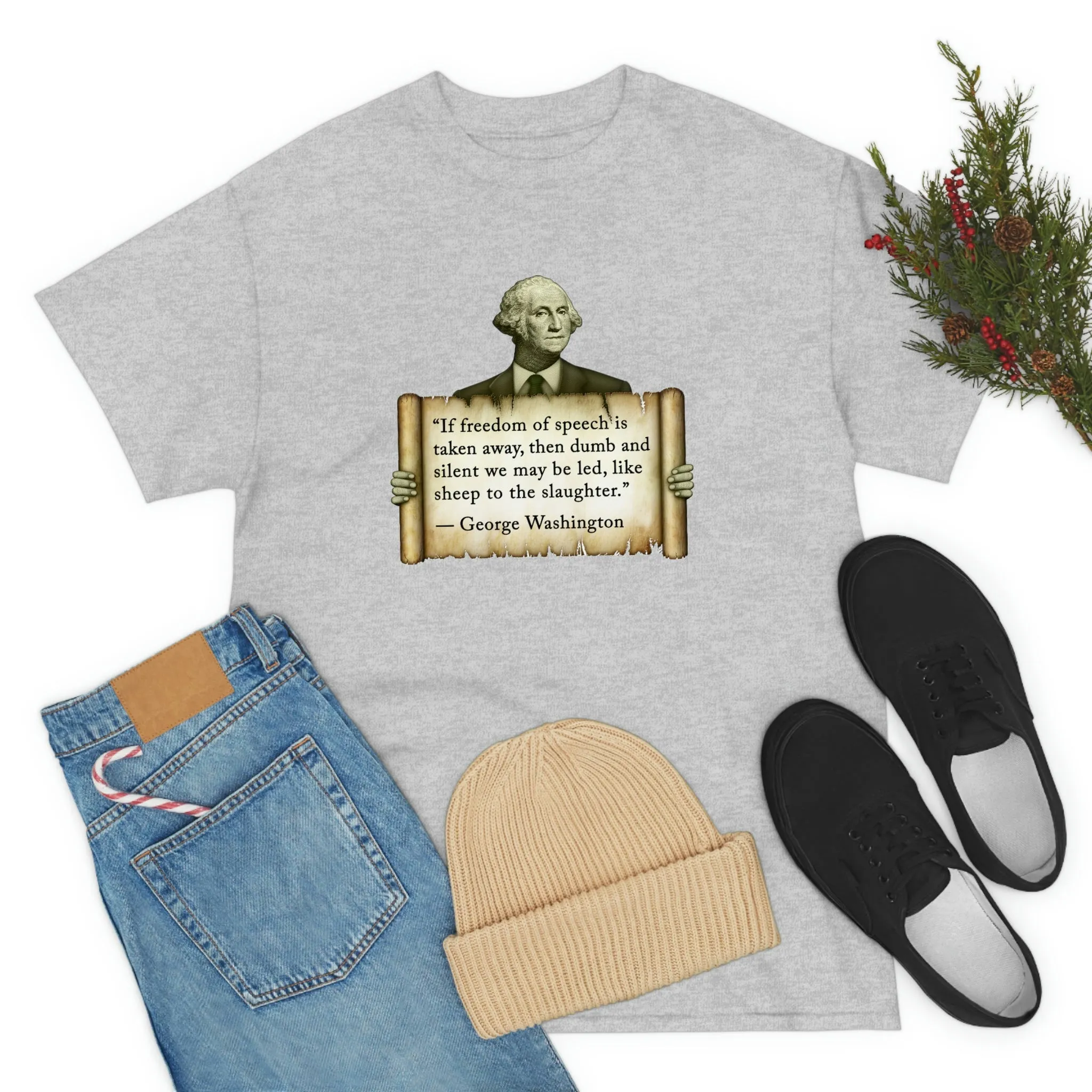 George Washington Freedom of Speech Unisex Tee