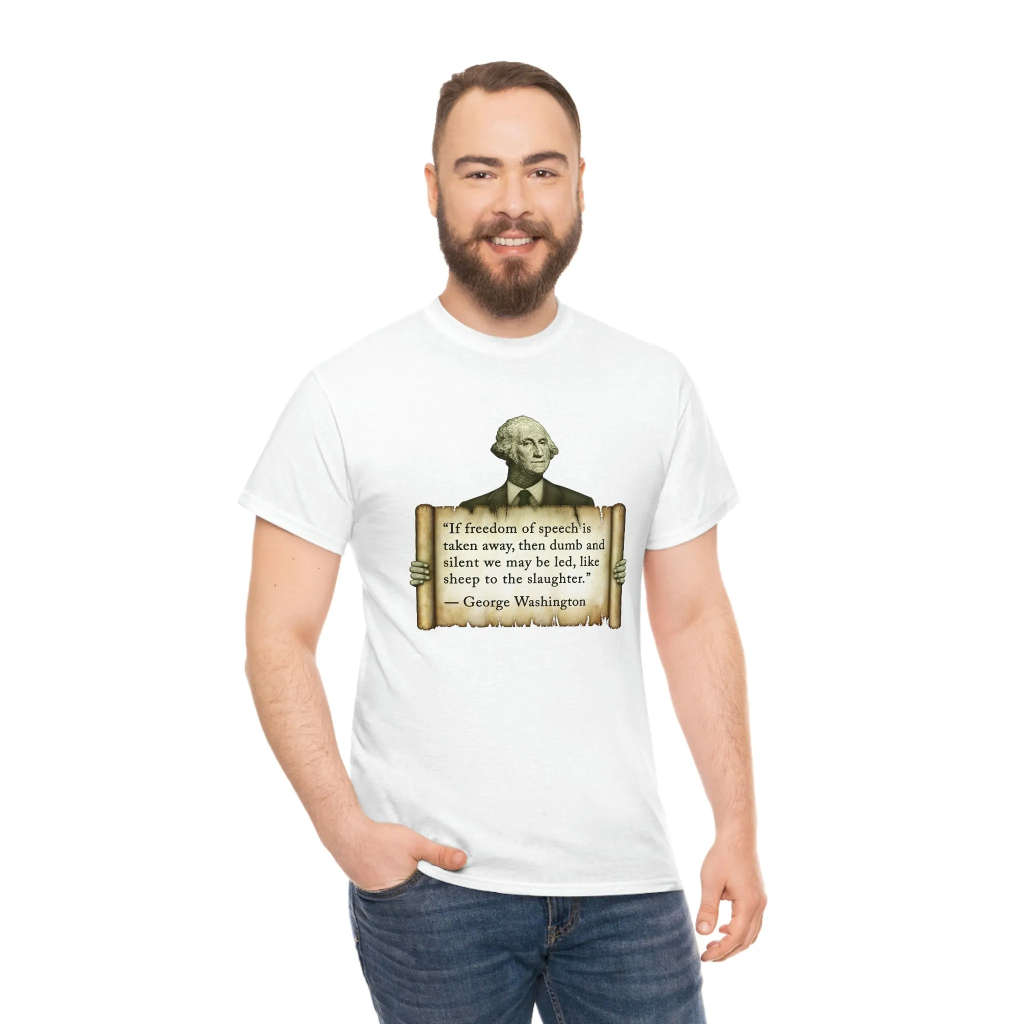 George Washington Freedom of Speech Unisex Tee