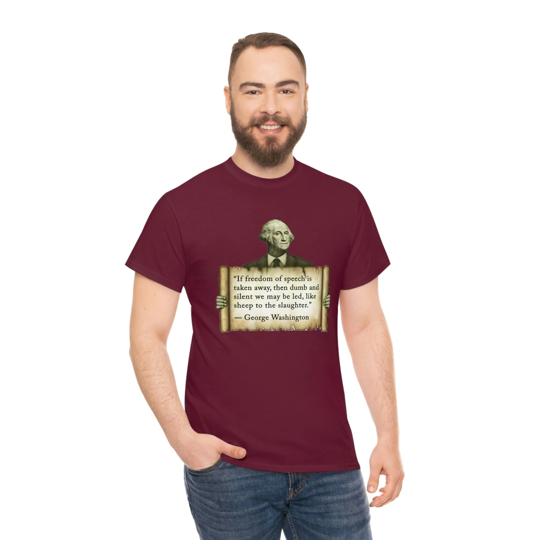 George Washington Freedom of Speech Unisex Tee