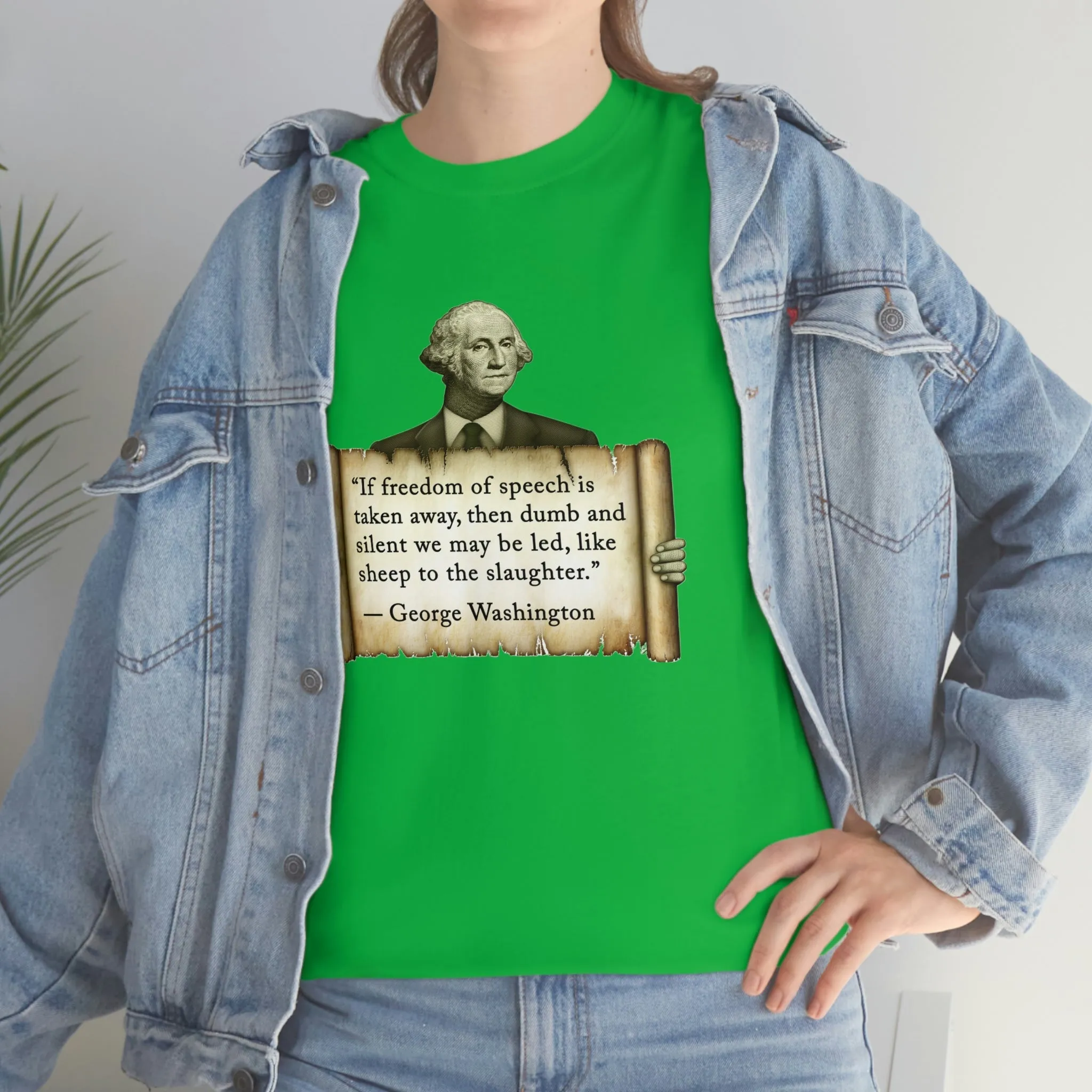 George Washington Freedom of Speech Unisex Tee