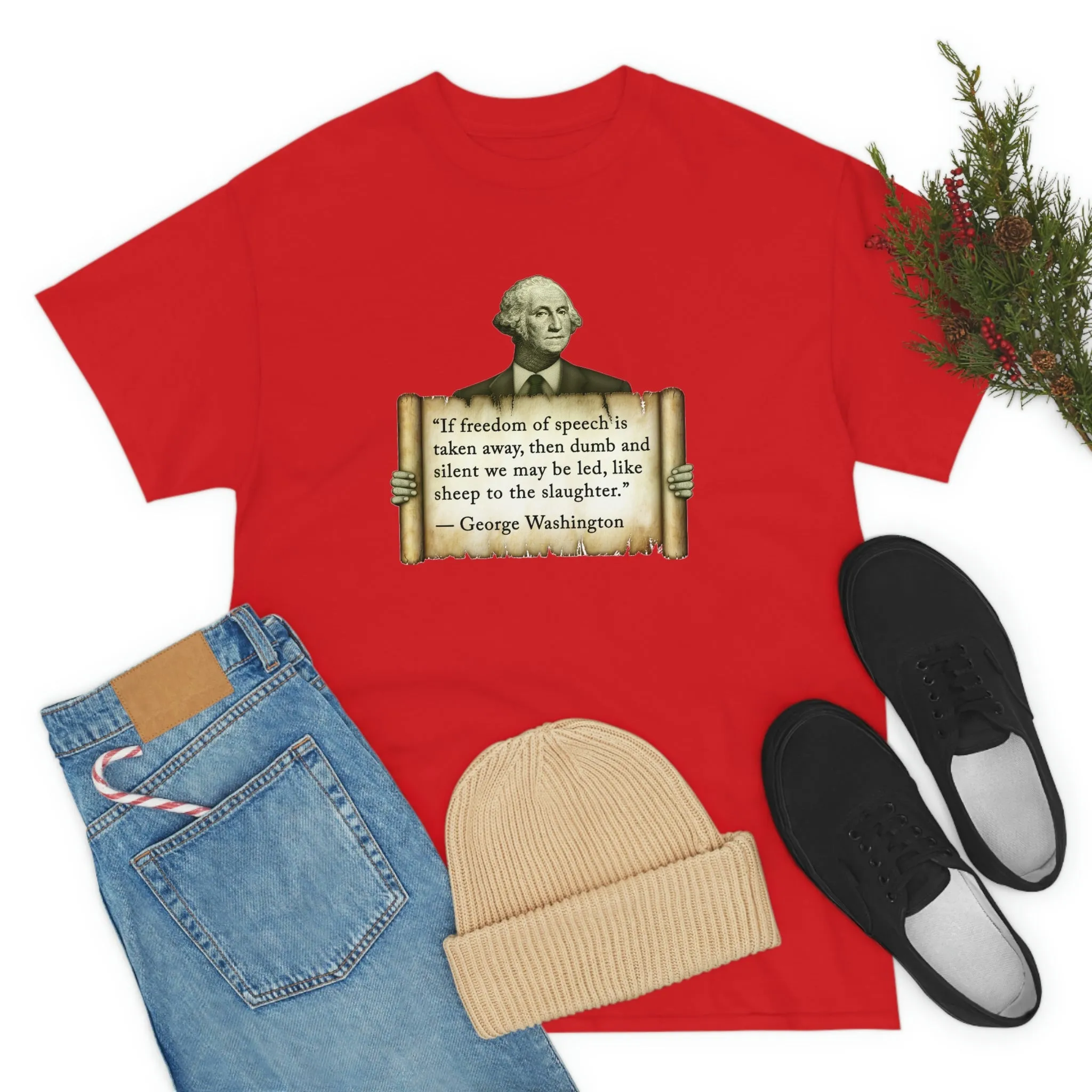 George Washington Freedom of Speech Unisex Tee