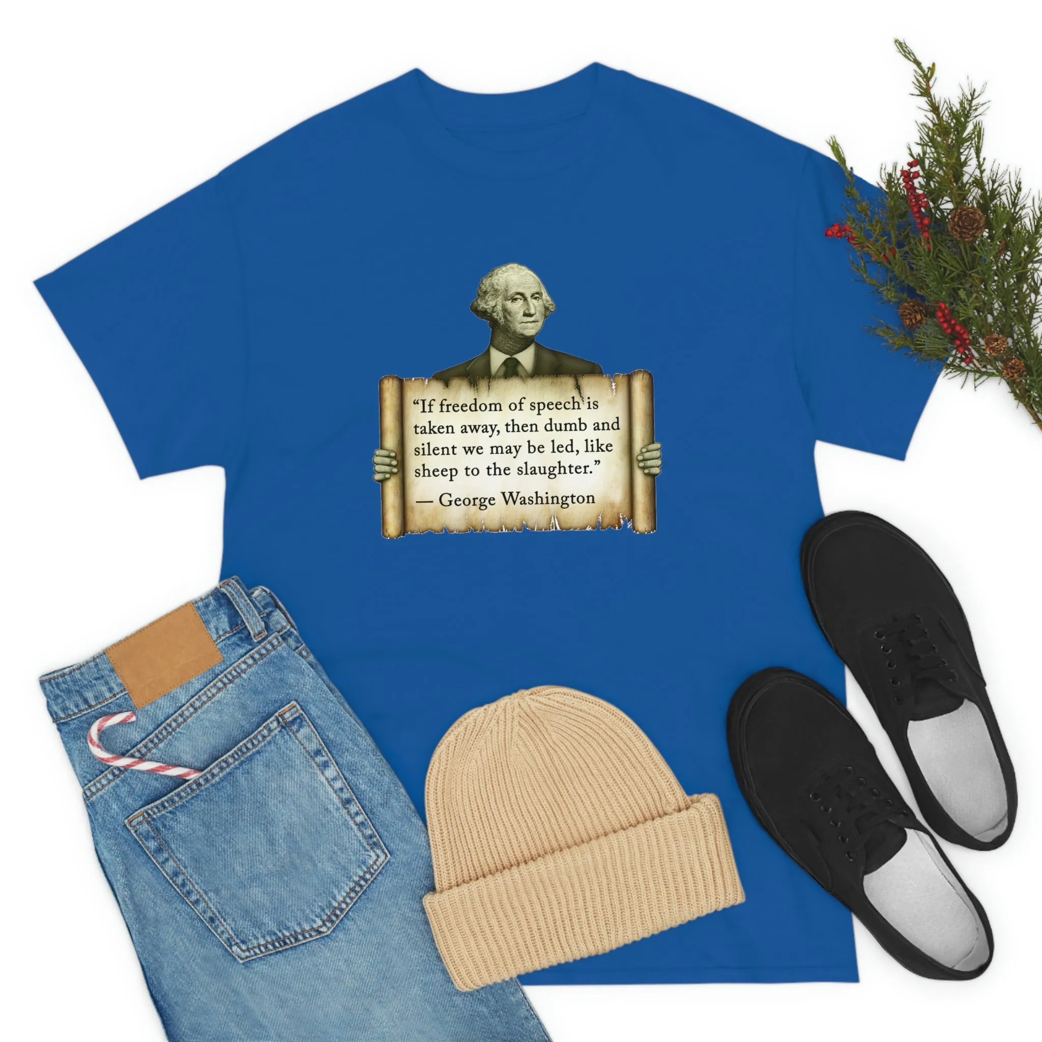 George Washington Freedom of Speech Unisex Tee