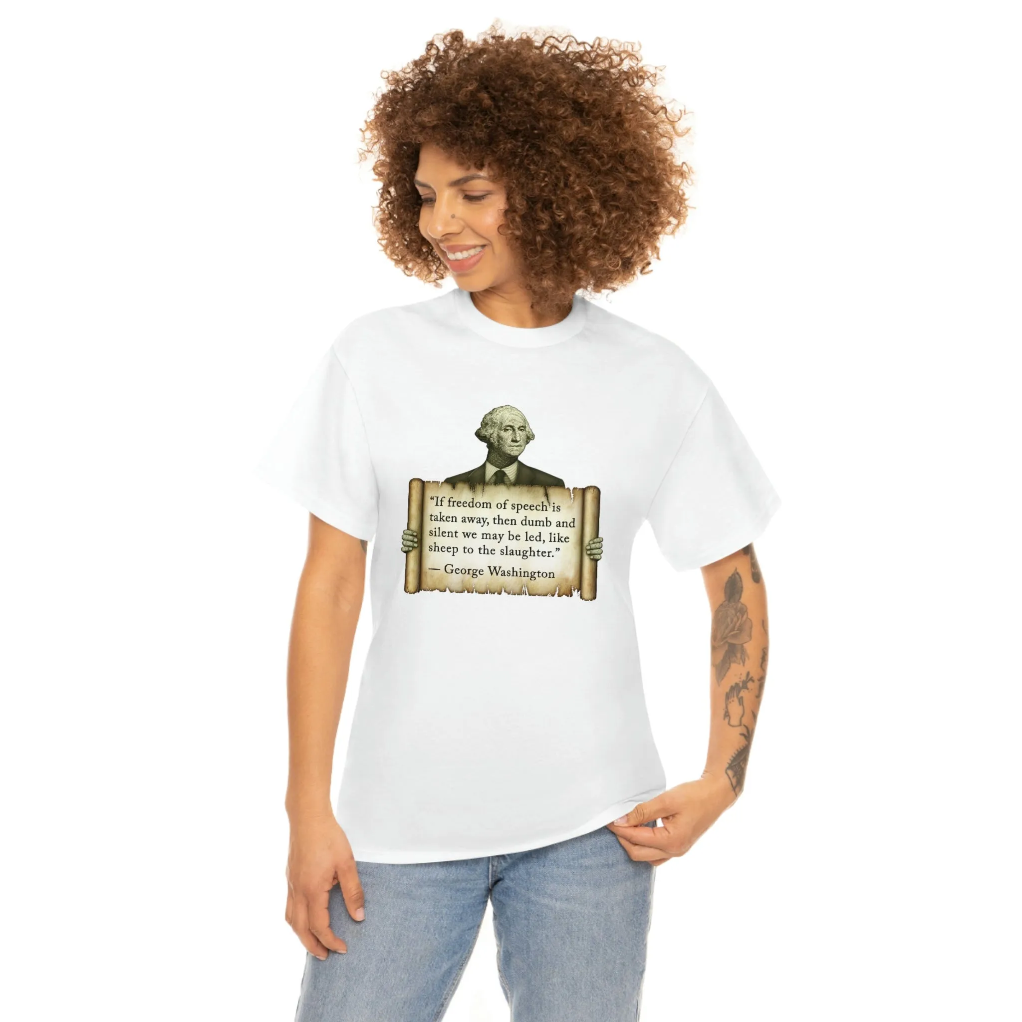 George Washington Freedom of Speech Unisex Tee