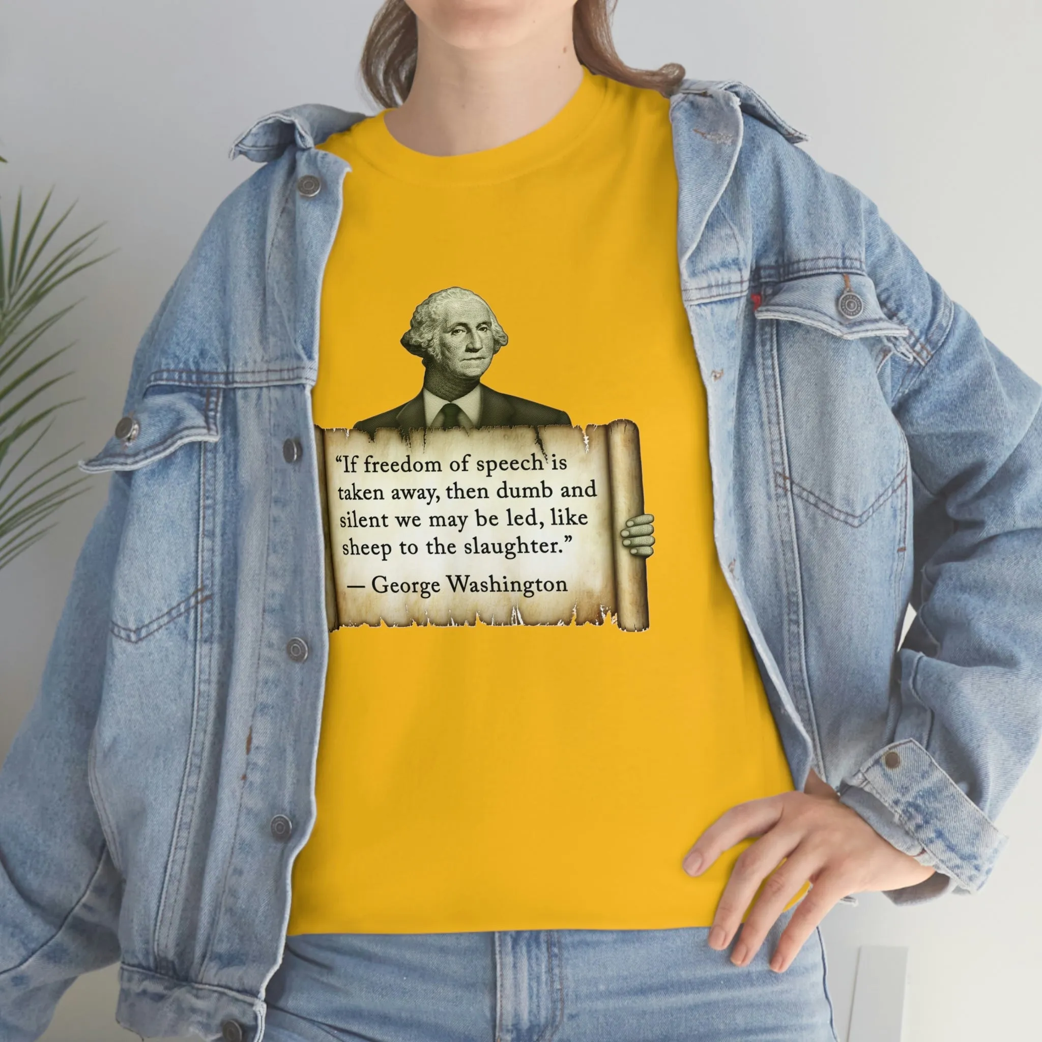 George Washington Freedom of Speech Unisex Tee