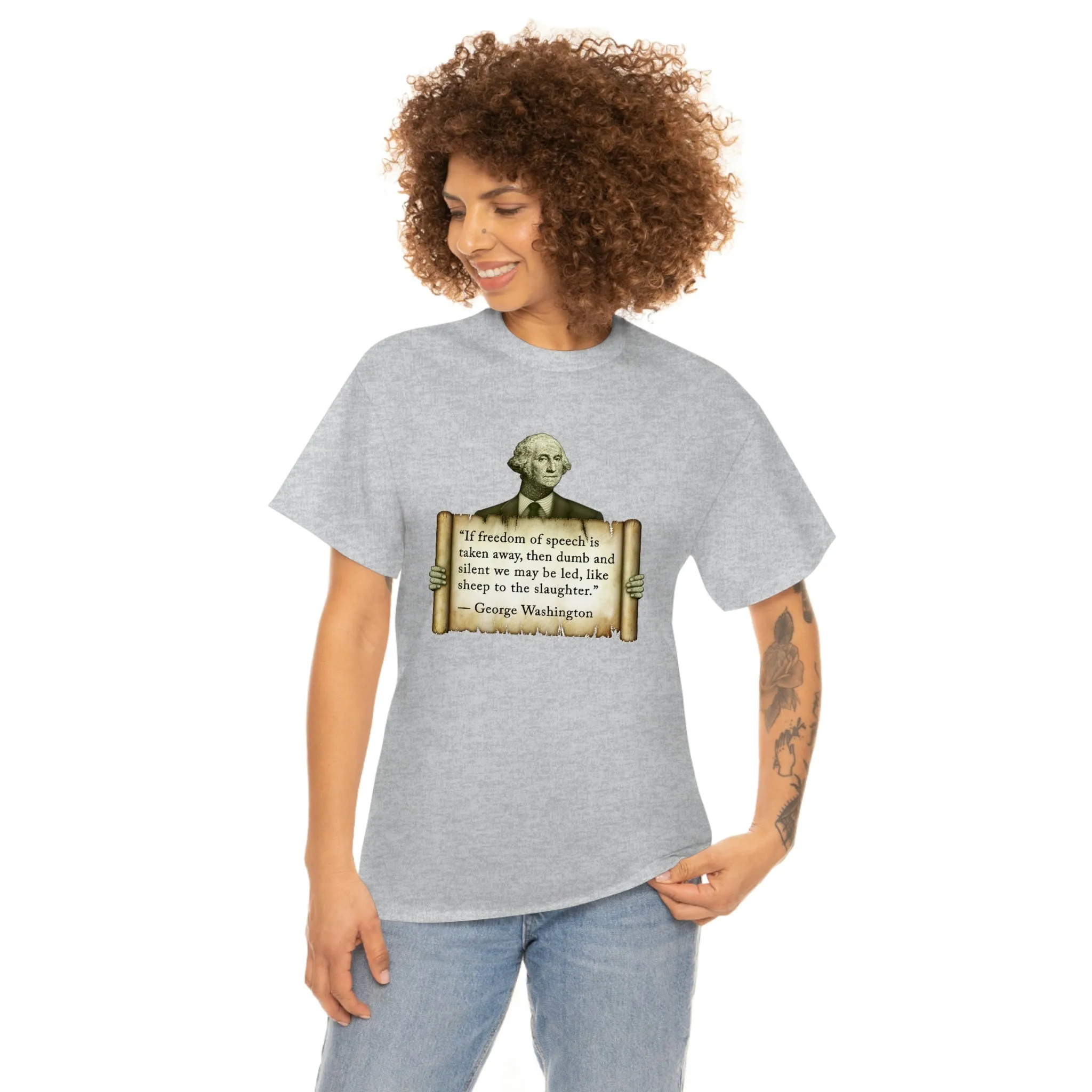 George Washington Freedom of Speech Unisex Tee