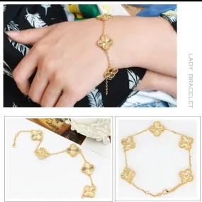 Gold Color Big Crystal Bracelet for Women X4541083