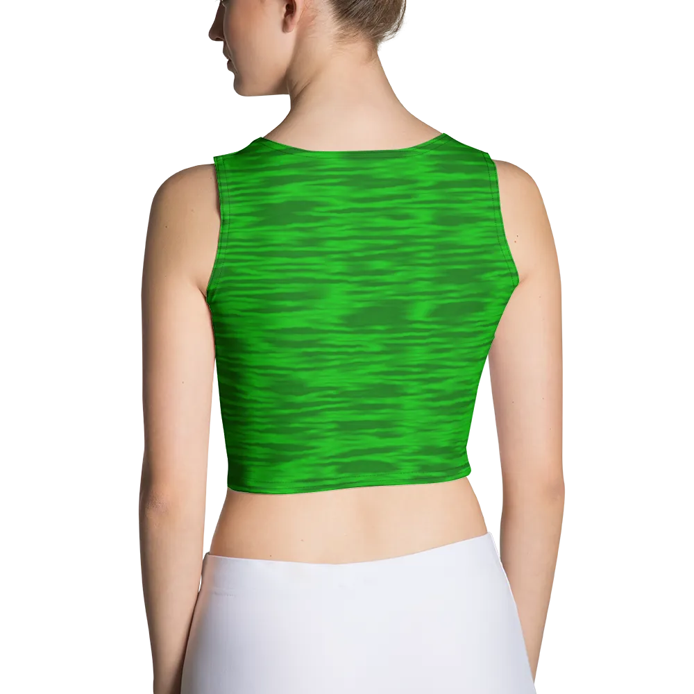 Green Crop Top