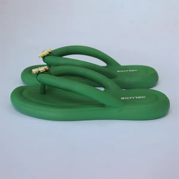 Green Soft & Cozy Slippers for women