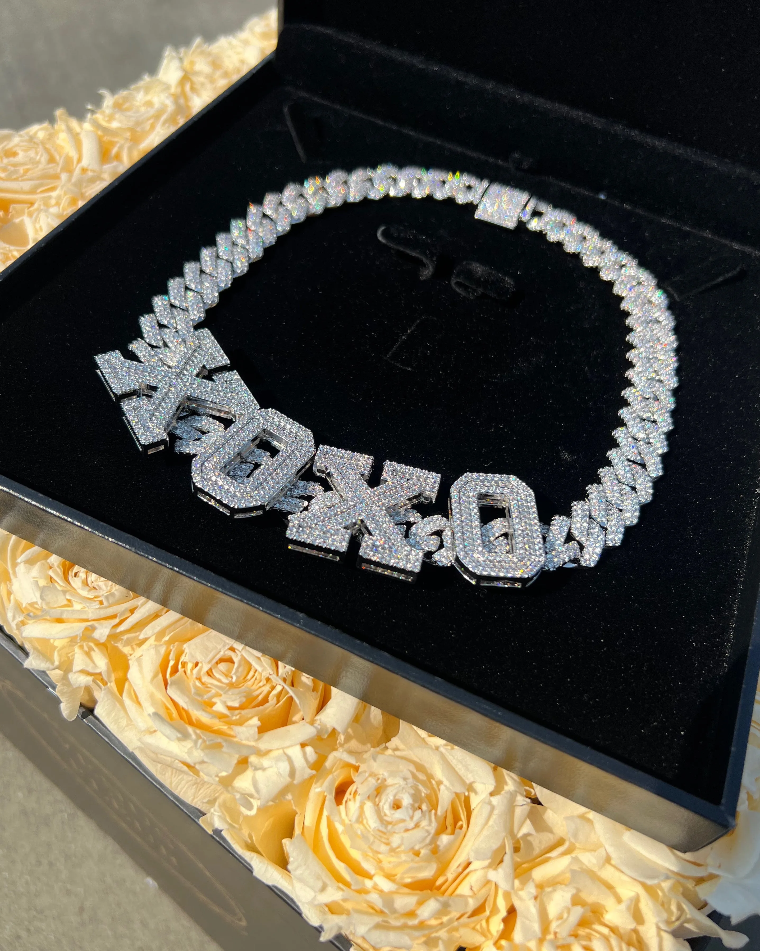 Icy Letter Custom Chain