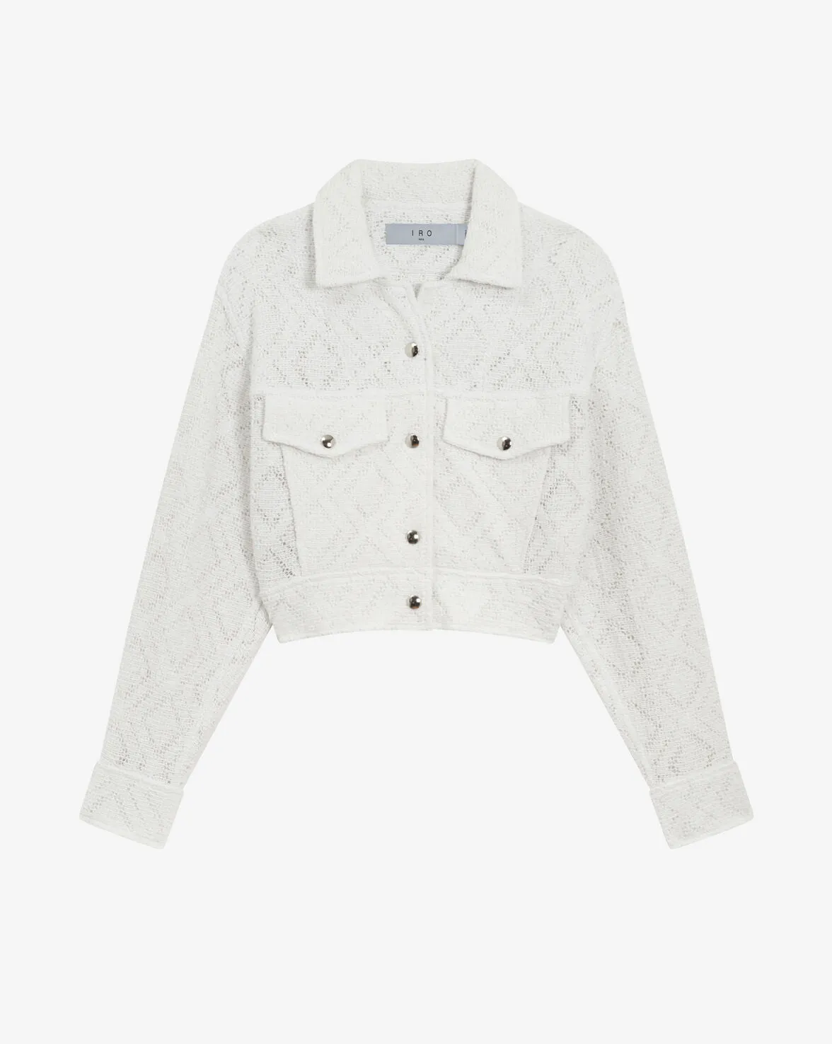 IRO - Uliana Crochet Jacket - White