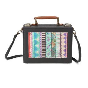 Kaleidoscope Hand-painted women crossbody Sling Bag