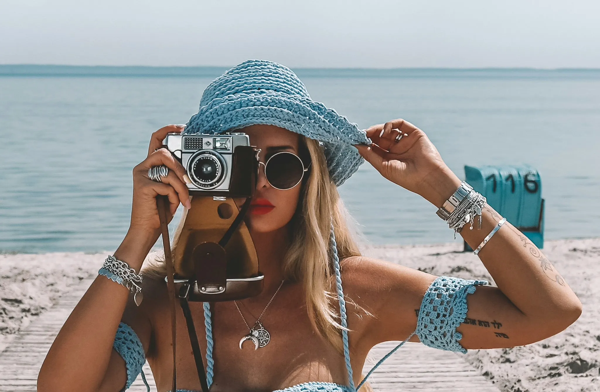 Knitted Bucket Hat