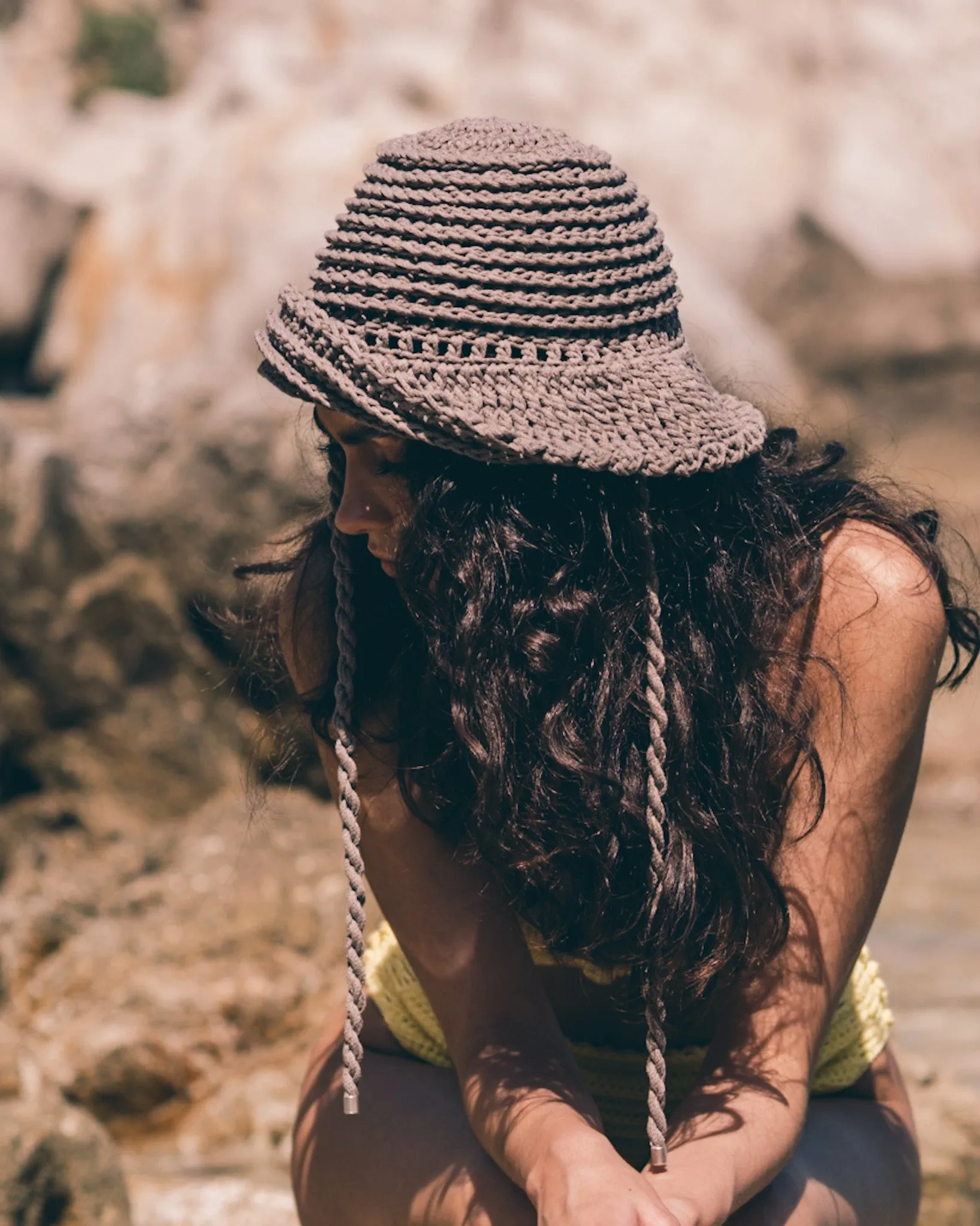 Knitted Bucket Hat