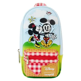 Loungefly Disney Mickey and Friends Picnic Mini Backpack Pencil Case - Preorder