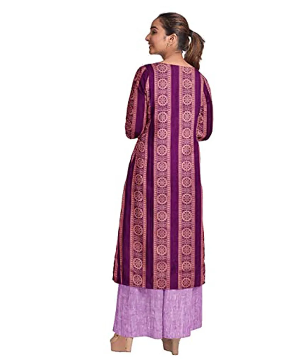 Magenta  handwoven cotton nuapatna dress material