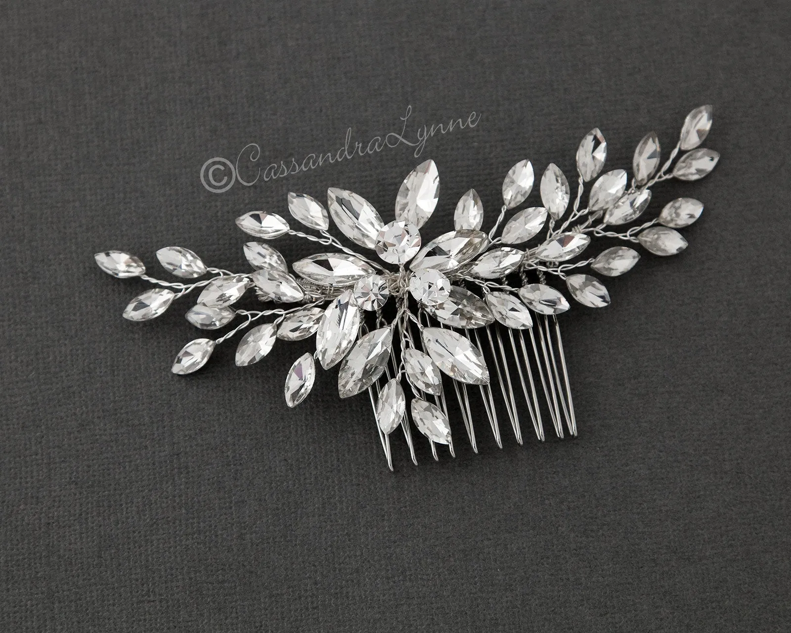 Marquise Spray Bridal Hair Comb