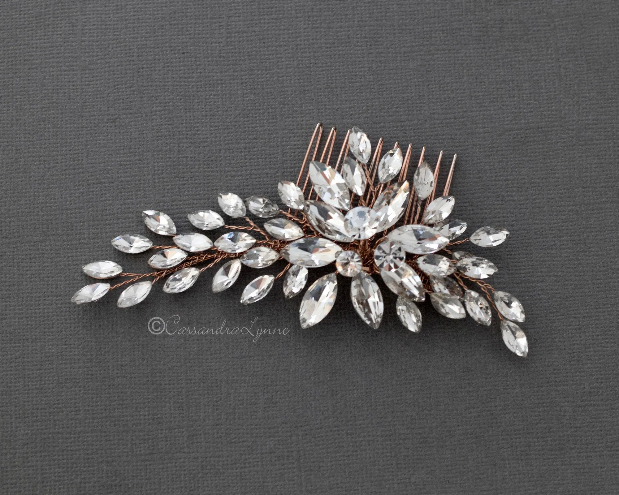 Marquise Spray Bridal Hair Comb