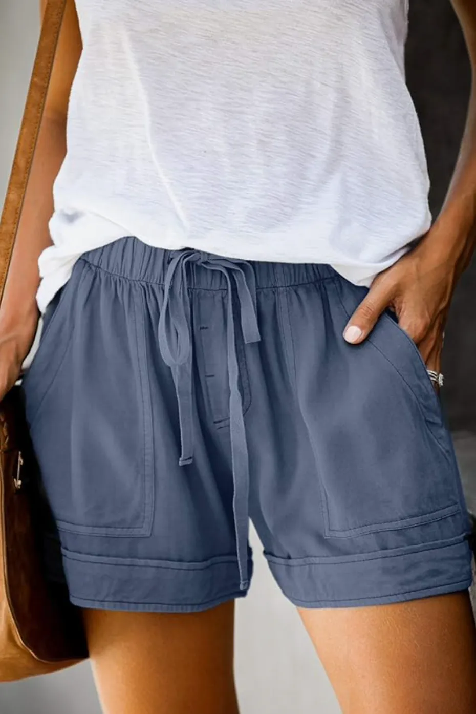 Melissa Cotton Shorts | Blue