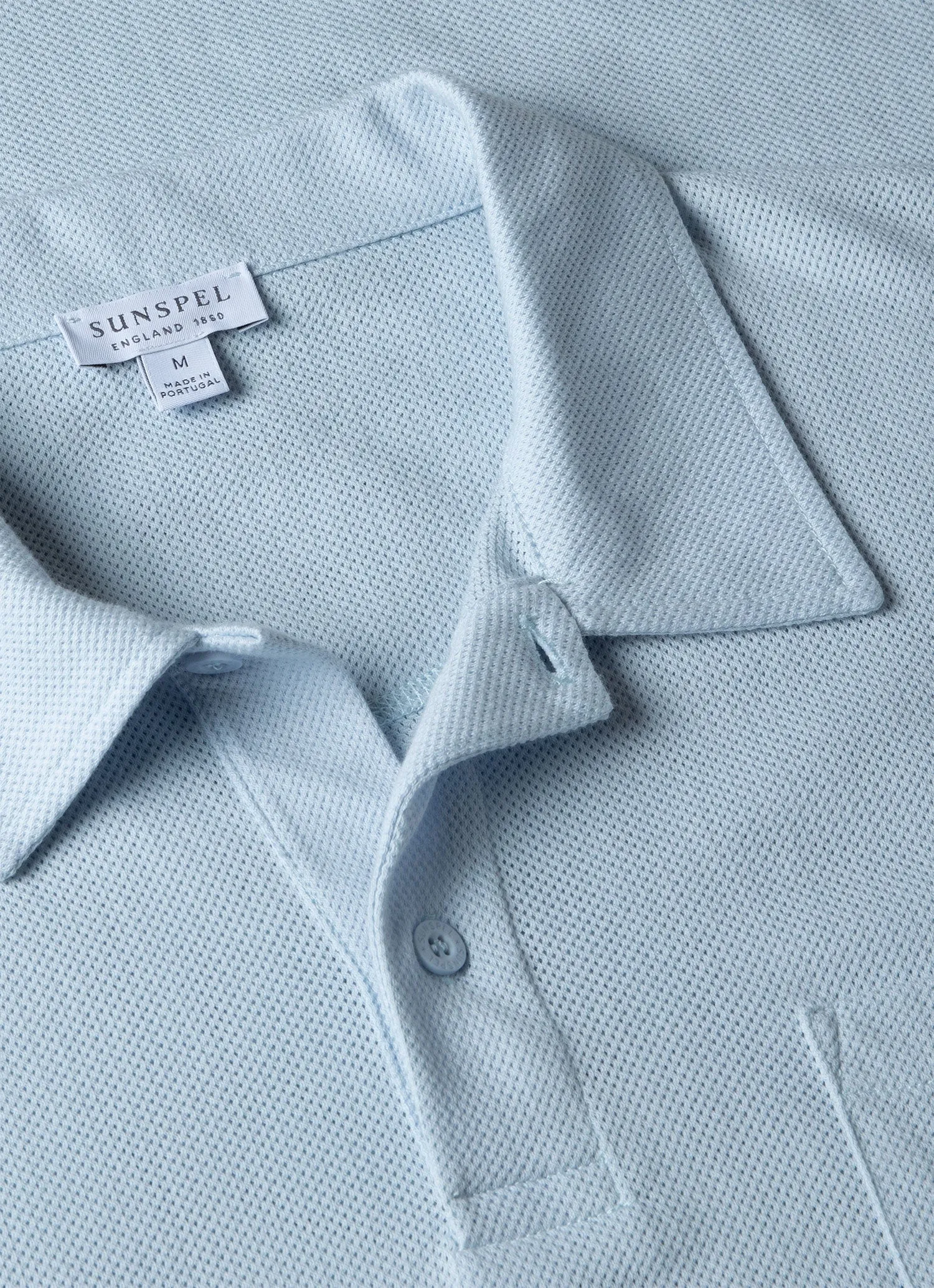 Men's Riviera Polo Shirt in Light Blue