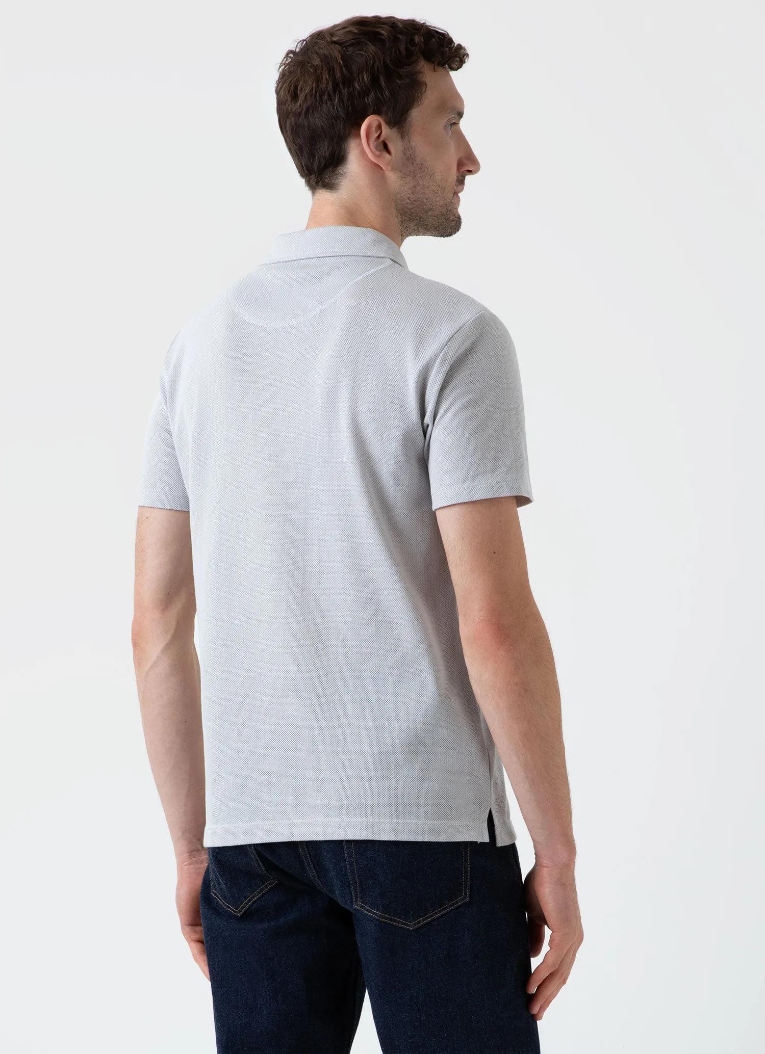 Men's Riviera Polo Shirt in Smoke