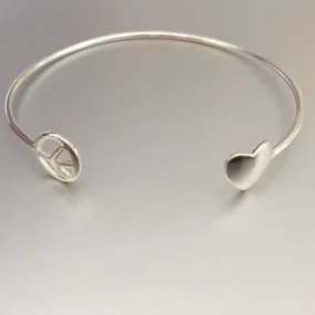 Merak Shanti Silver Cuff