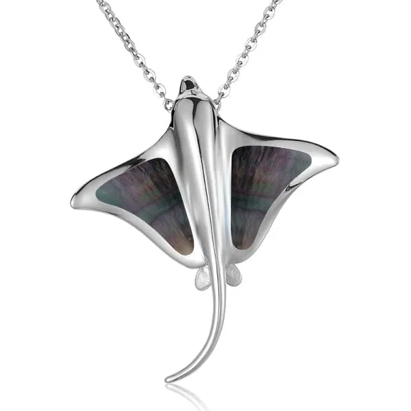 Mother of Pearl Eagle Ray Pendant