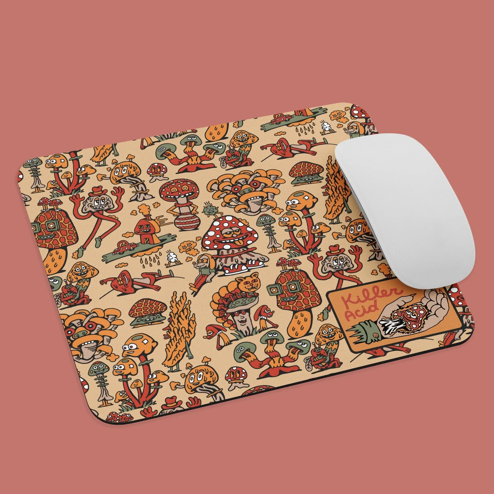 Mushroom Friends Mouse Pad