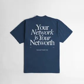 Networth Ultra Heavyweight T-shirt- Washed Denim