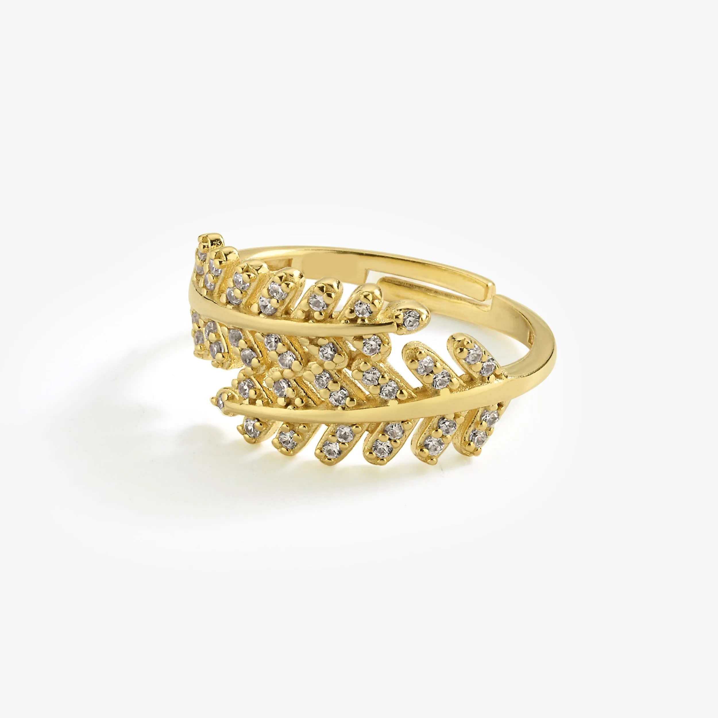 Olive Branch Ring | 14K Gold Vermeil