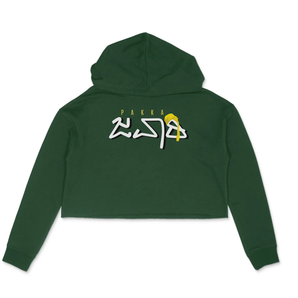 Pakka Jawari - Kannada Crop Hoodie