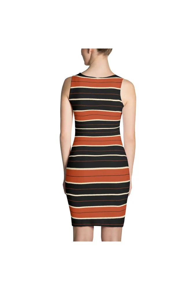 Passionate Stripes Sublimation Cut & Sew Dress