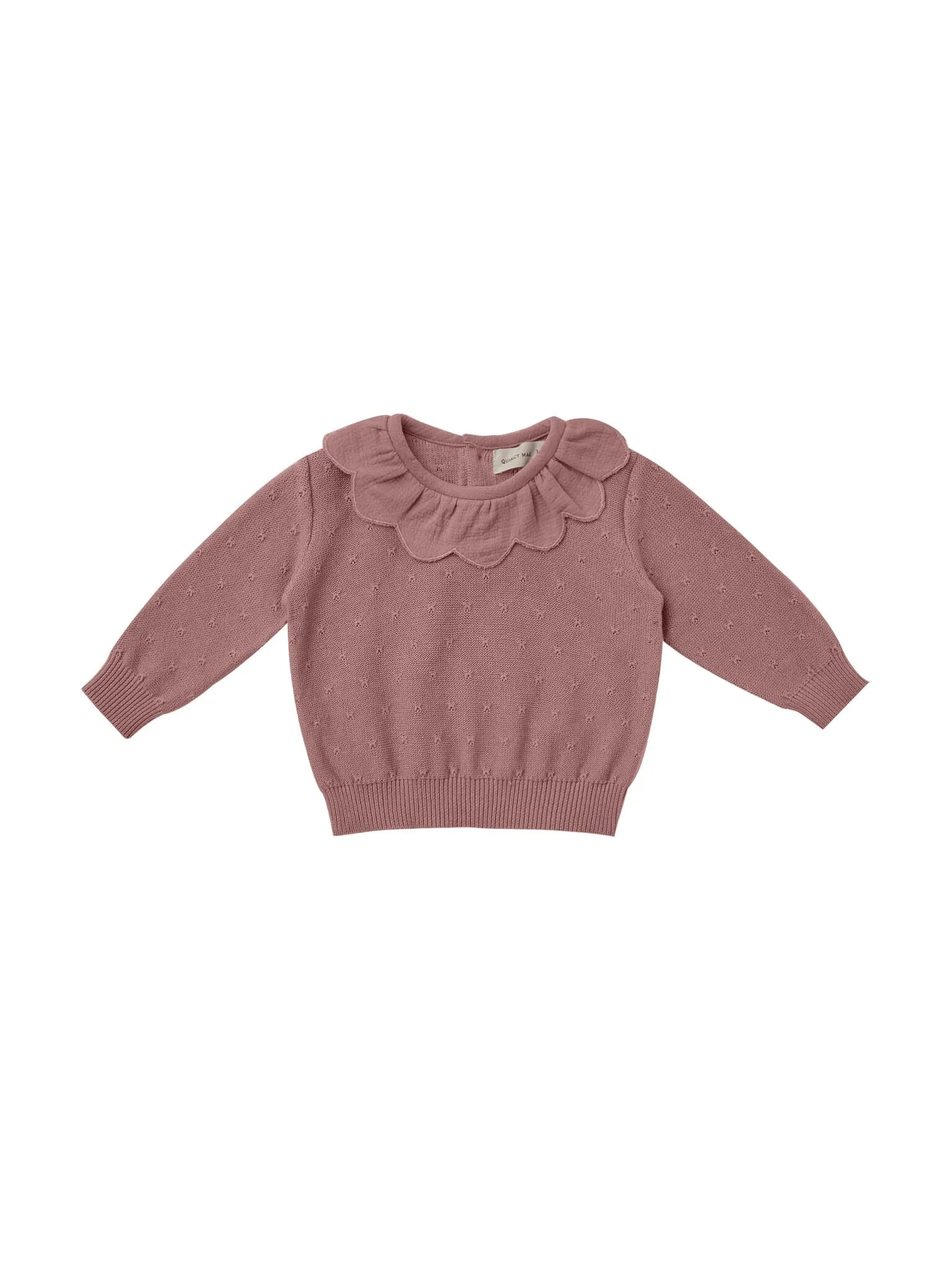 Petal Knit Sweater || Fig