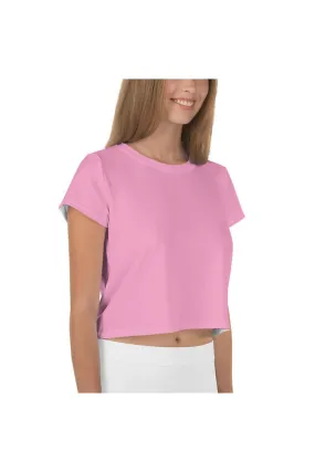 Pink Crop Tee