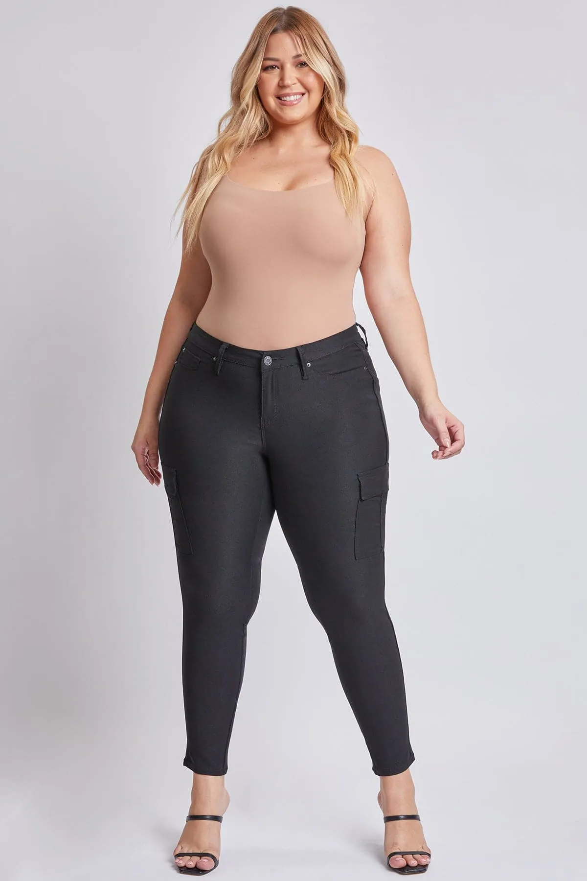 Plus Size Women's Hyperstretch Forever Color Cargo Pants