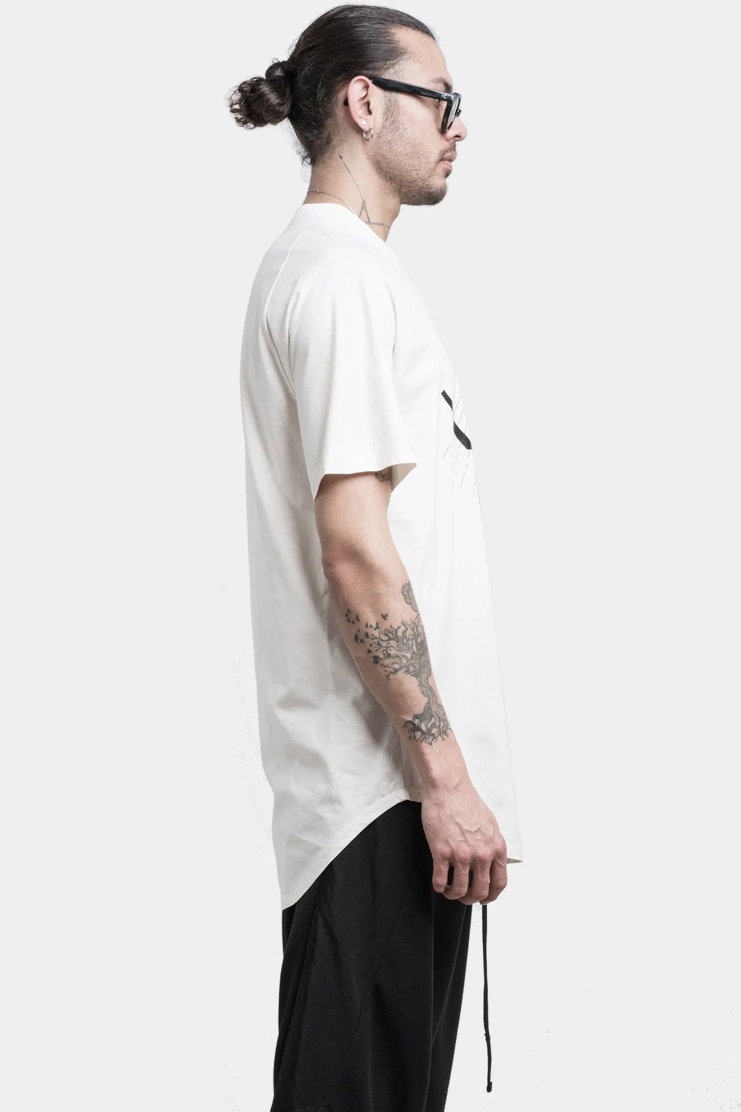 Printed raglan T-Shirt, Off White