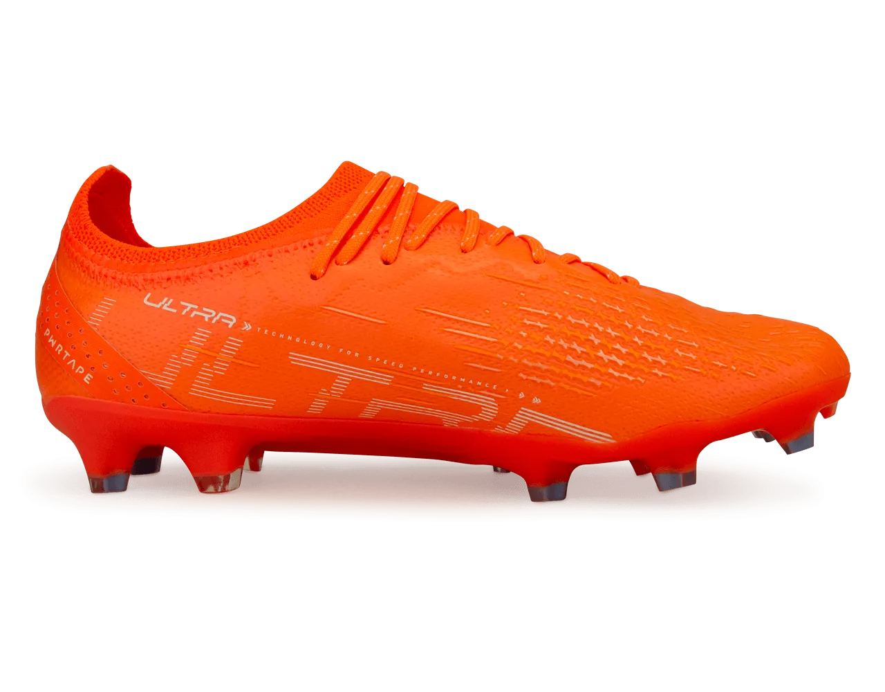 PUMA Men's Ultra Ultimate FG/AG Orange/Blue Glimmer