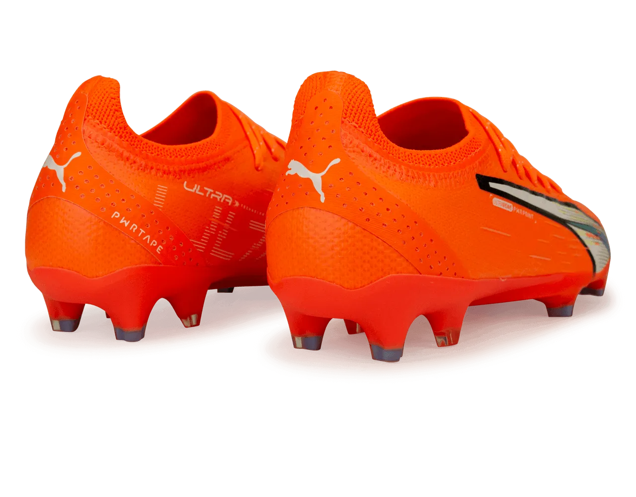 PUMA Men's Ultra Ultimate FG/AG Orange/Blue Glimmer