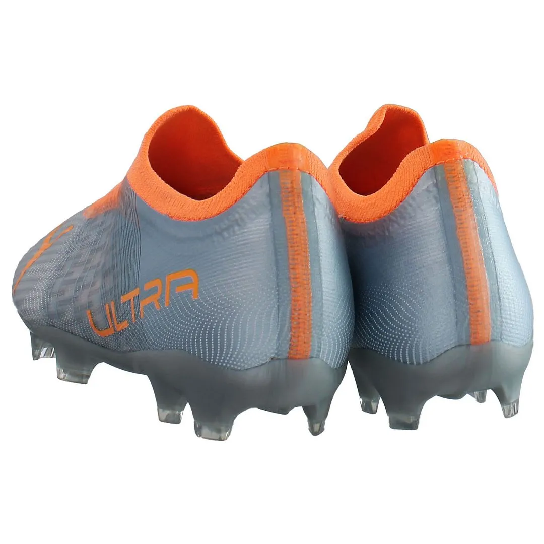 Puma Ultra 3.4 FG/AG JR Silver Kids Football Boots