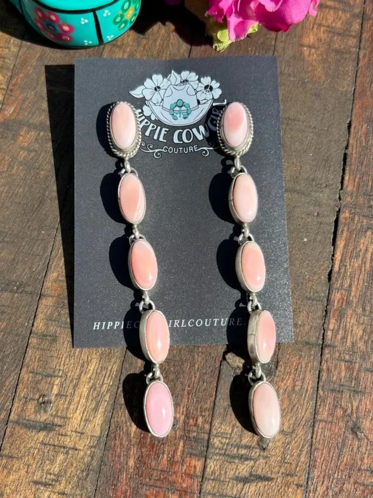 "Cotton Candy" 5 Stone Dangles