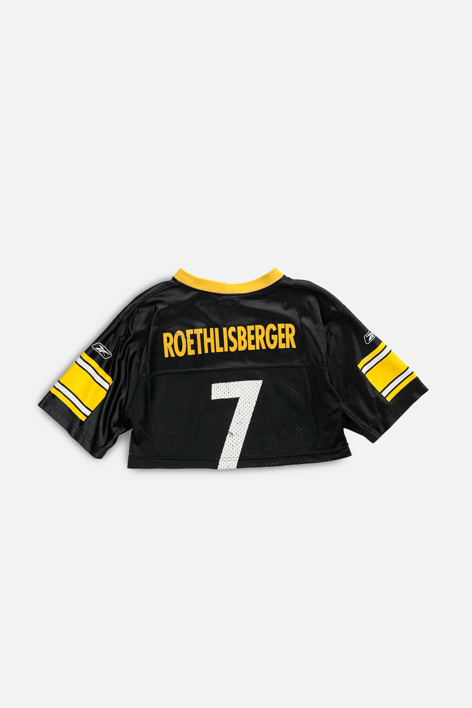 Rework Crop Pittsburgh Steelers NFL Jersey - XS