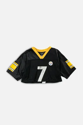 Rework Crop Pittsburgh Steelers NFL Jersey - XS