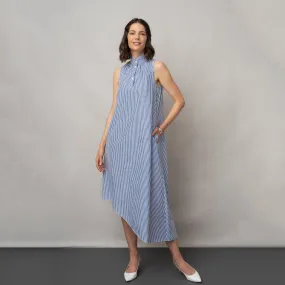 SALE! The Similie Dress in Blue/White Stripe by Grammar