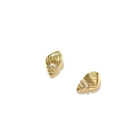 Seseh Conch Stud | Gold