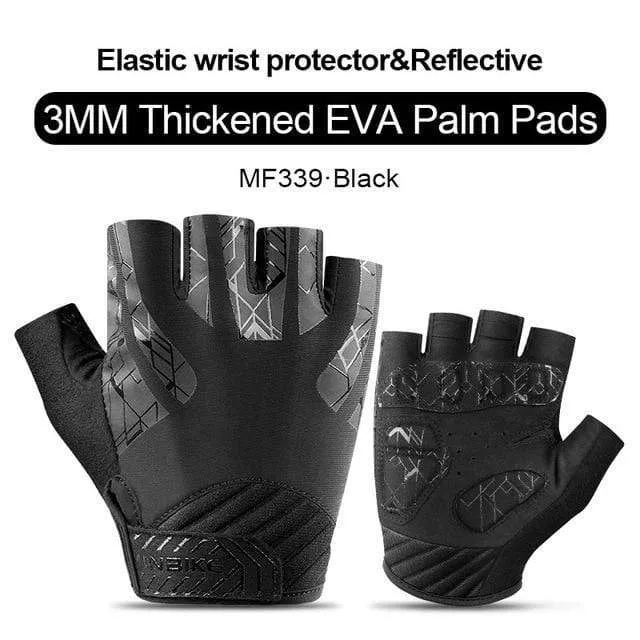 Shockproof GEL Pad Cycling Gloves Half Finger Sport Gloves Men Women Summer Bicycle Gym Fitness Gloves MTB Bike Gloves