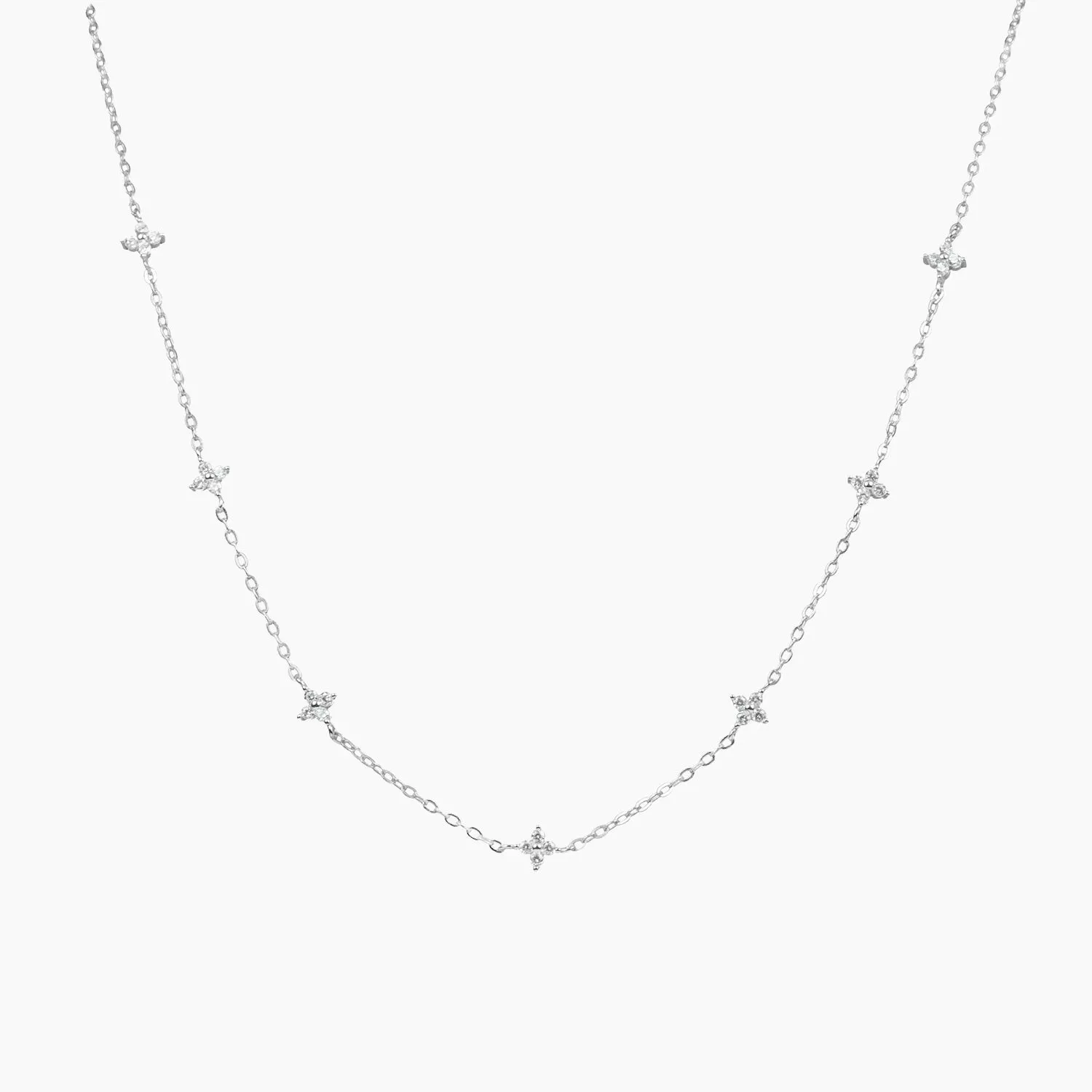 Sofia Stazione Necklace (Silver)